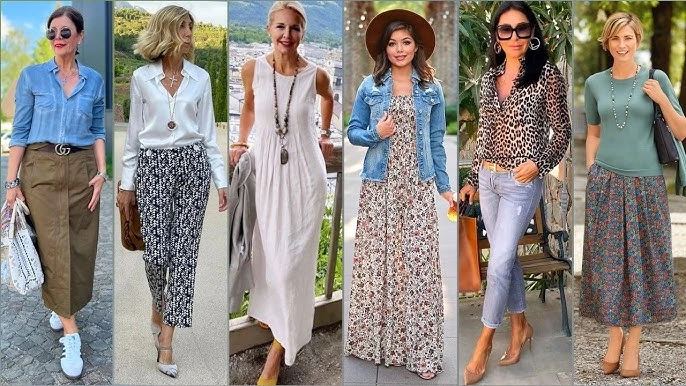 Smart casual outfits for women in their 50s